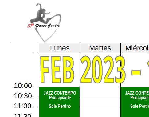 Horarios Febrero 2023 Head